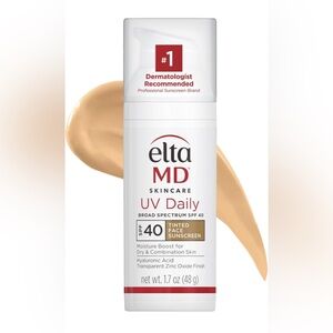 EltaMD UV Daily SPF 40 Tinted Face Sunscreen Moisturizer, Tinted Moisturizer